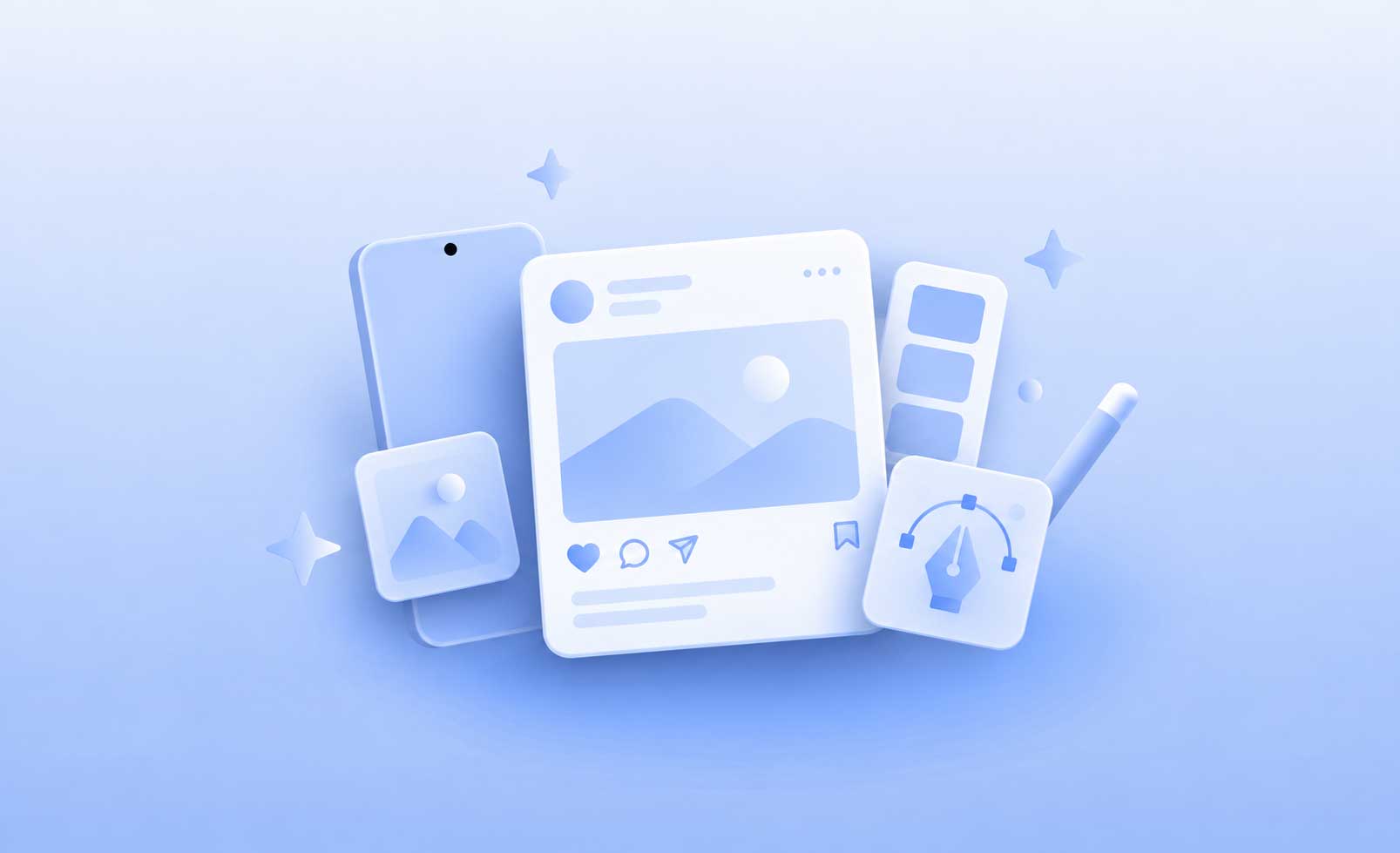 Connected creative formats representing a flexible brand content system